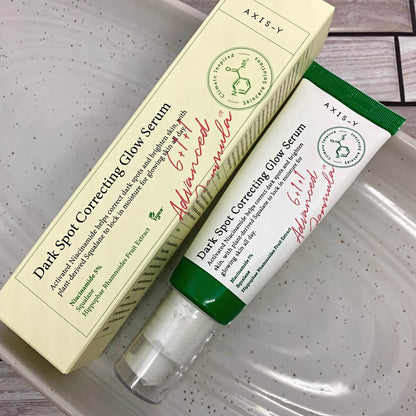 AXIS-Y Dark Spot Correcting Glow Serum 50ml - 5% Niacinamide Brightening Treatment