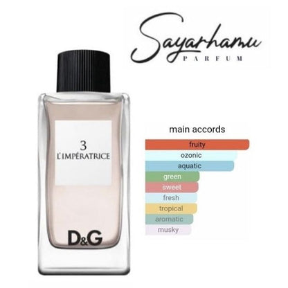 Dolce and Gabbana D&G 3 L’Imperatrice EDT –  for women 100ml
