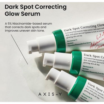 AXIS-Y Dark Spot Correcting Glow Serum 50ml - 5% Niacinamide Brightening Treatment
