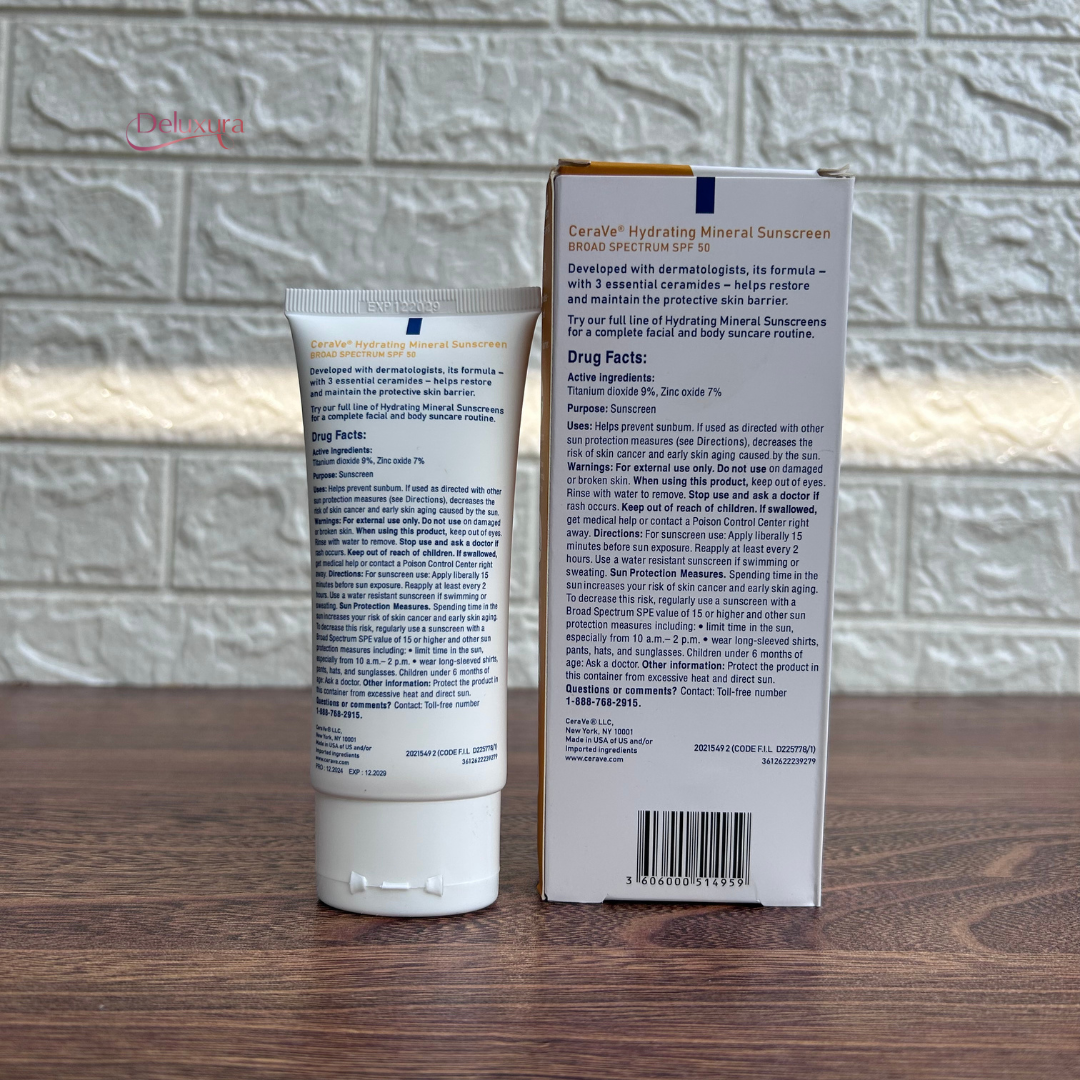 CeraVe Hydrating Mineral Sunscreen