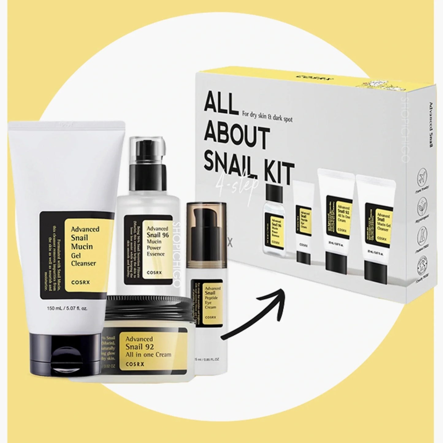 COSRX |  All About Snail Trial Kit 4 pcs