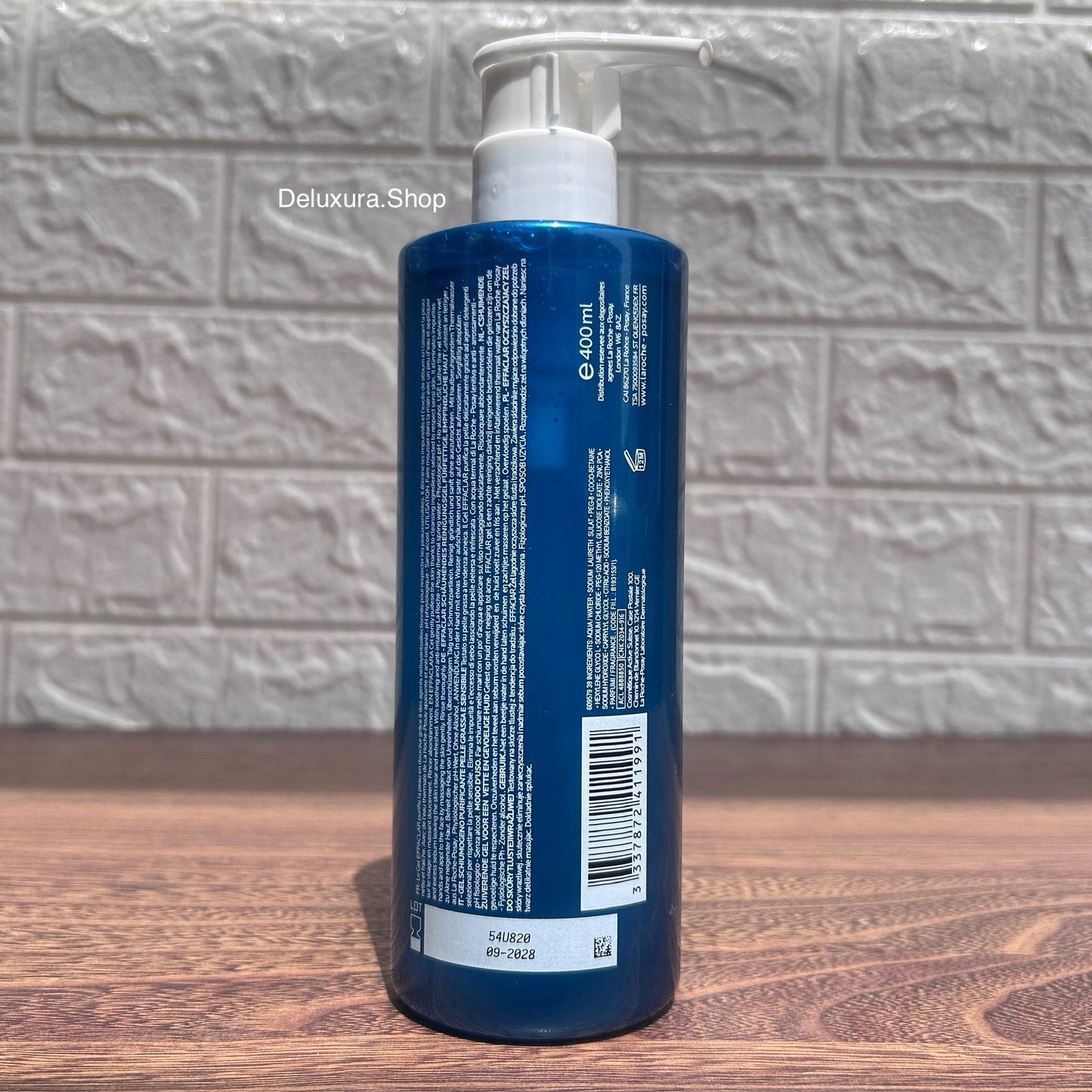 La Roche Posay EFFACLAR Purifying Foaming Gel For Oily Sensitive Skin cleanser (  pump )