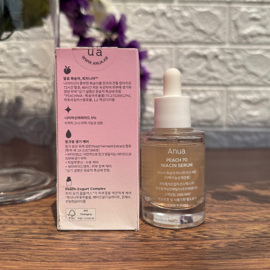 Anua Peach 70 Niacinamide Serum 30ml