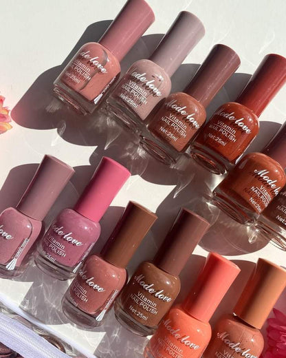 Imported 100% Original Matte Nail paints (Set of 12)