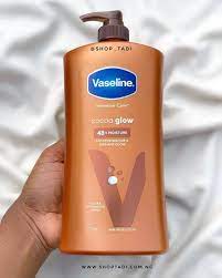 Vaseline total moisture cocoa glow 24 nourishing lotion  750ml