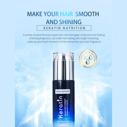 KERATIN MOISTURIZING & SMOOTH HAIR SERUM MOROCCO OIL 80ML