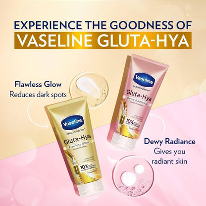 Vaseline Gluta-Hya Flawless Glow, 200ml Gluta-Hya Dewy Radiance, 200ml